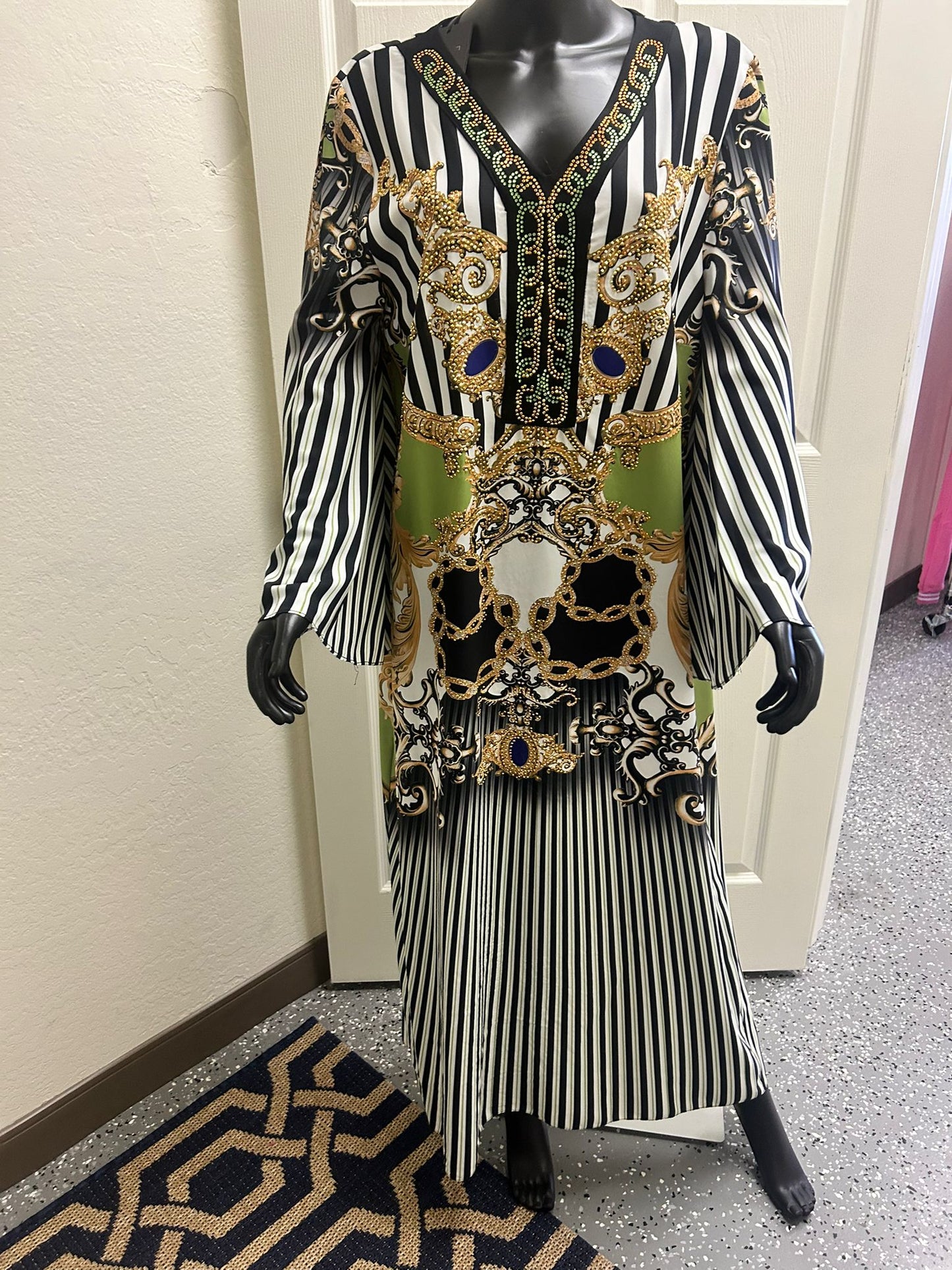 Beaded Multi Color Bold Design