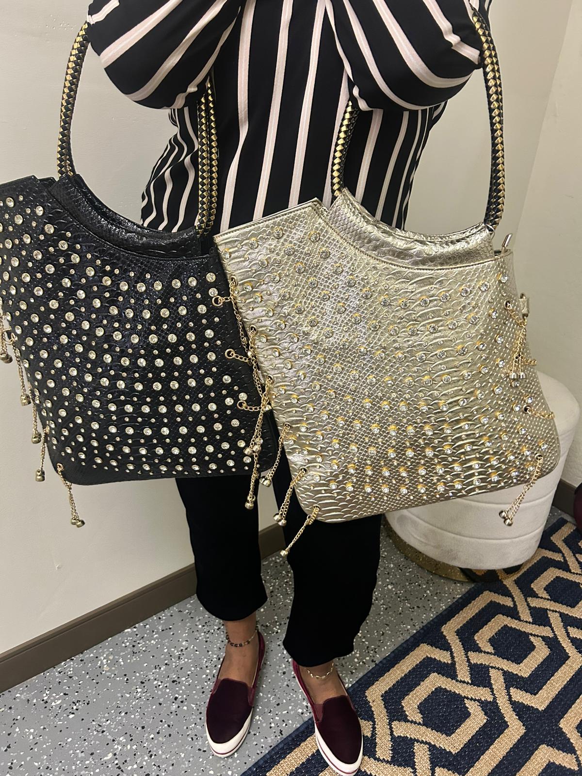 Large Corner Ringed Bag