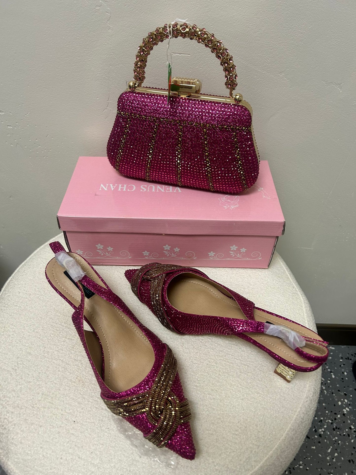 Glitter & Gold Heels