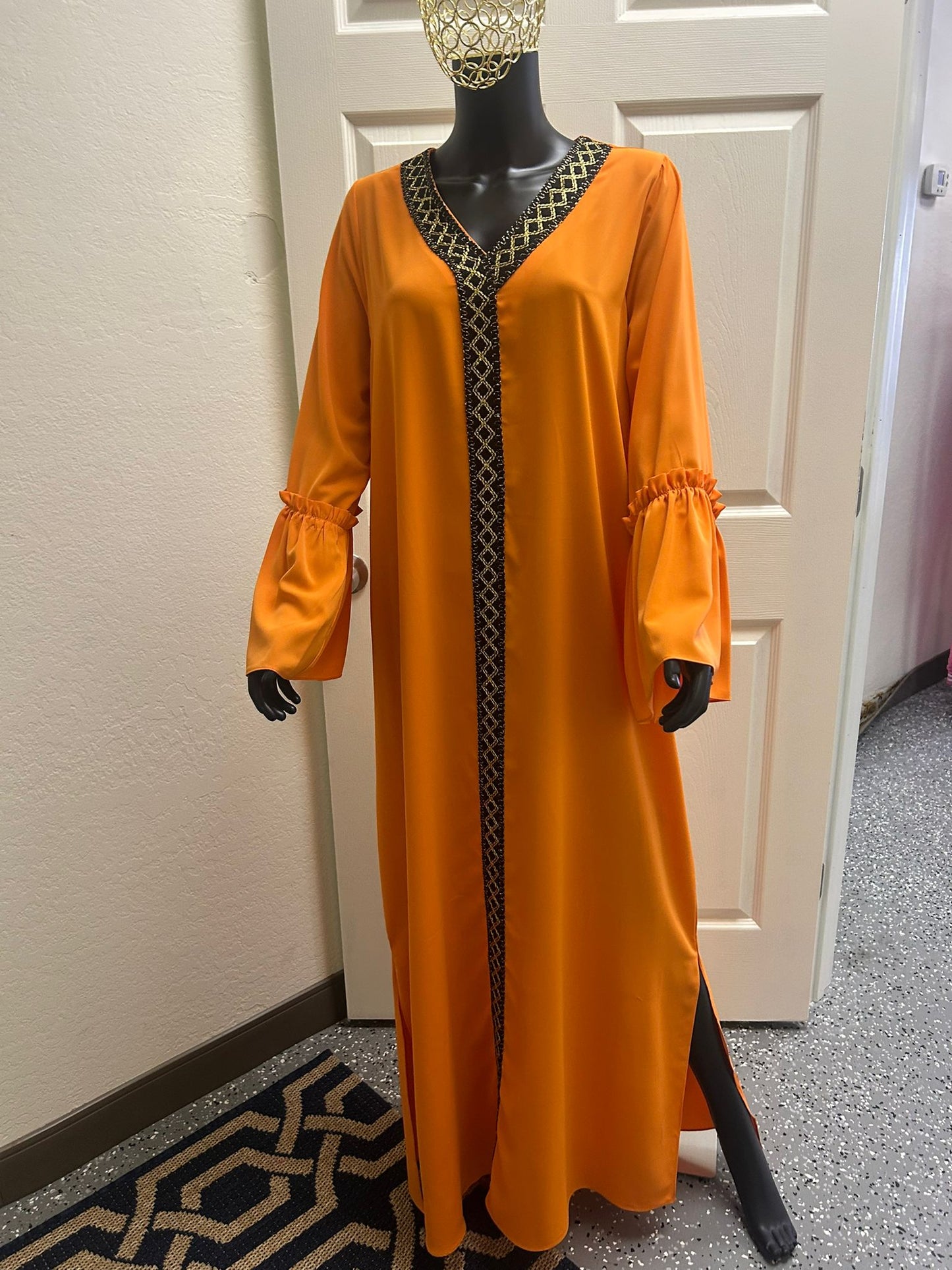 Formal Orange Excellence Gown